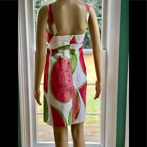 Nanette Lepore watermelon dress size 8 - Picture 4 of 7